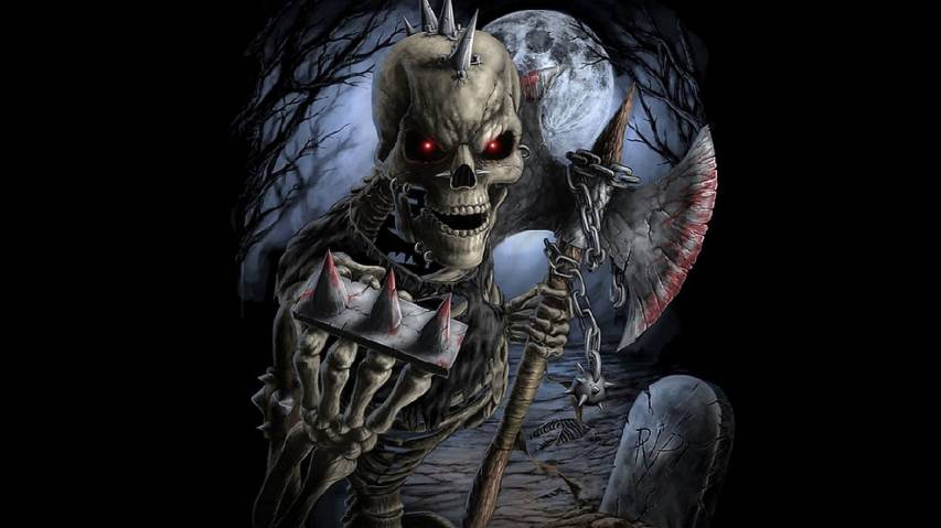 Dark Gothic Skull hd Desktop Backgrounds