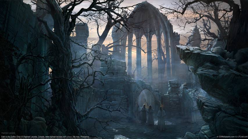 Dark Gothic Building Wallpapers