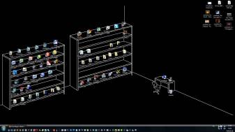 Black Desktop Organizer Background Pictures