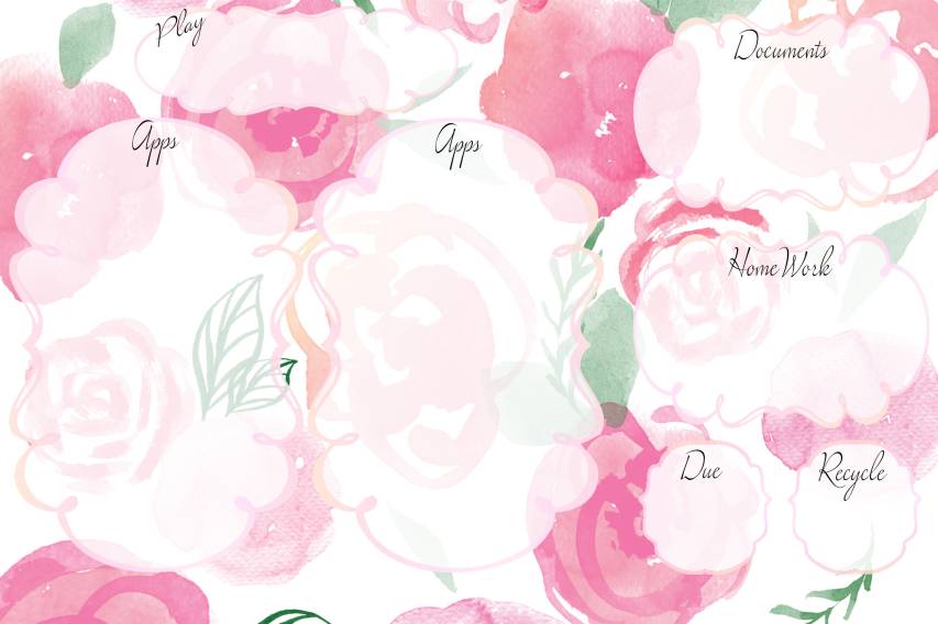 Floral Desktop Organizer hd Backgrounds