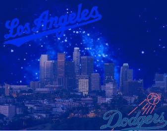 Blue Dodgers image Backgrounds