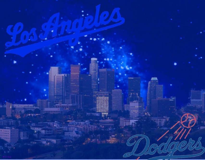 Blue Dodgers image Backgrounds
