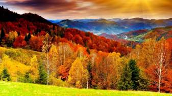 Colorful Fall Scenery Wallpaper images