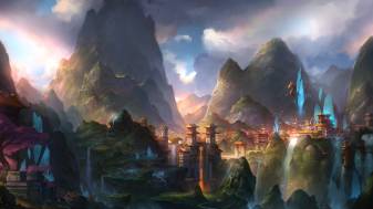 Fantasy City Art Wallpapers high Size