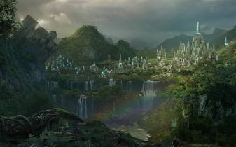 Fantasy City image Backgrounds