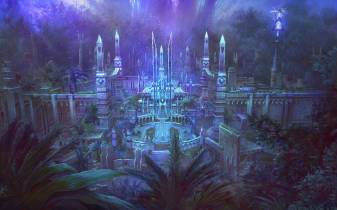 Fantasy City Background Pictures for Desktop