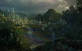 Dark, 1080p, Fantasy City Desktop Backgrounds