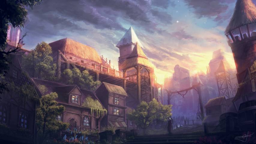 Fantasy City Wallpapers and Background image free