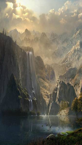 Fantasy Landscape iPhone Wallpapers and Background
