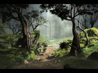 Fantasy forest Scenery Wallpapers