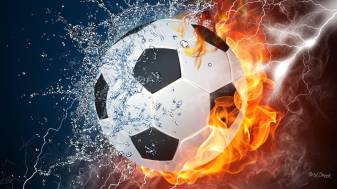 Fire Football hd Background Pictures