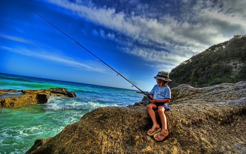 Beautiful Fishing Hd Desktop Background Pictures