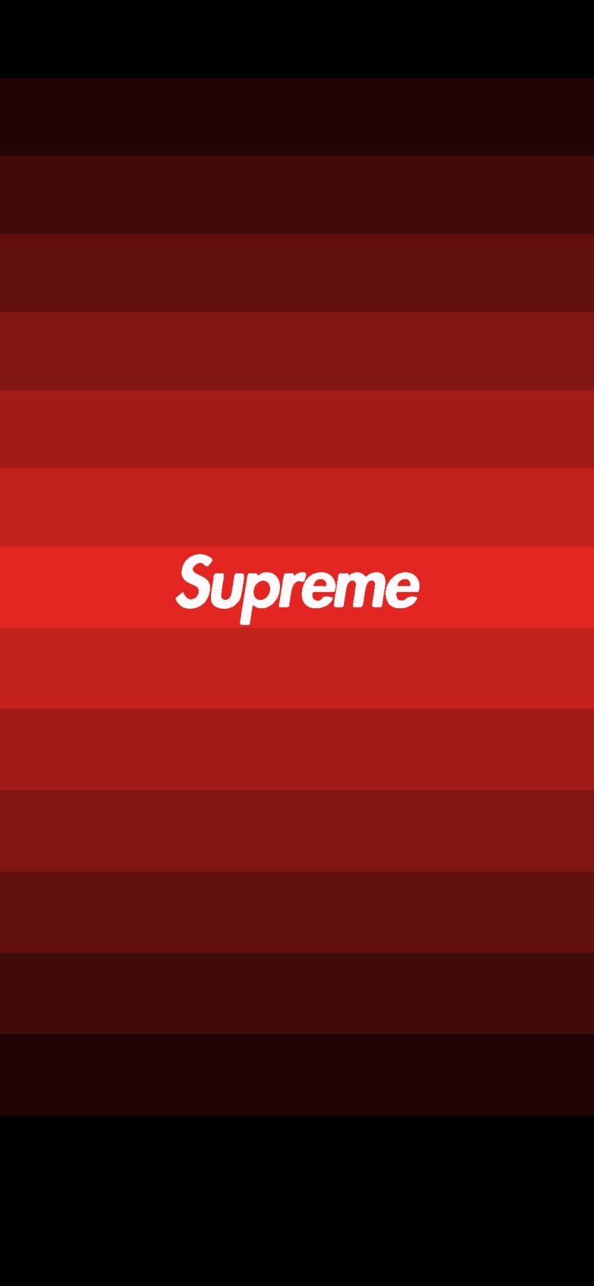 Supreme Red and Black Phone Backgrounds