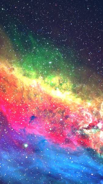 Colors Space Galaxy 5 and iPhone Wallpapers