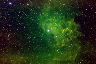 Download Green Galaxy Background