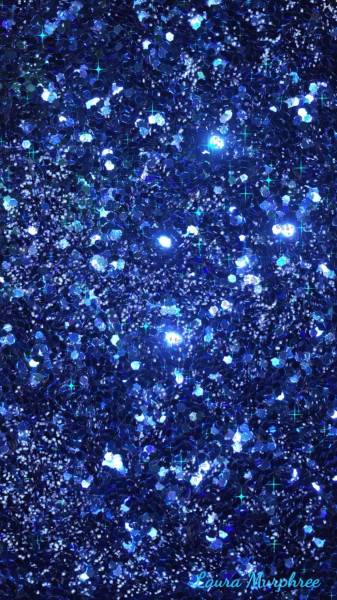 Dark Blue Glitter Background for iPhone