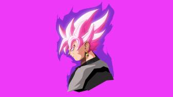 Pink Aesthetic Goku Black 4k Wallpaper