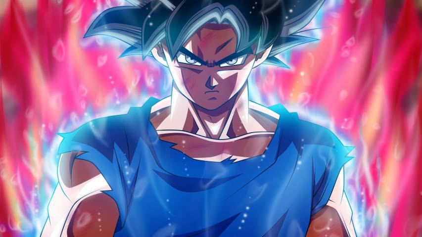 Goku 4k Anime Painting Picture