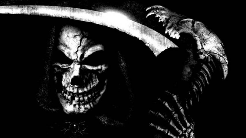 Skull, Aesthetic Grim Reaper Background Pictures 1080p