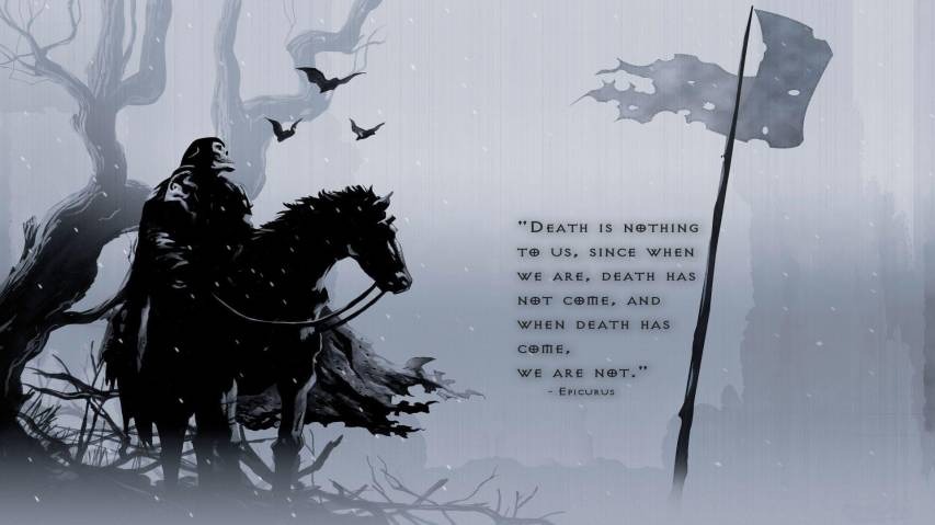 Grim Reaper Motivational quotes Backgrounds