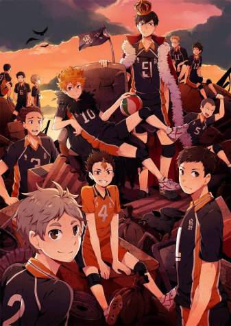 Mobile Wallpaper of a Haikyuu Background