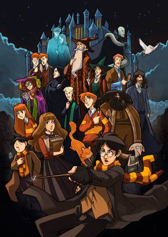 Anime Harry Potter iPhone Background Pictures