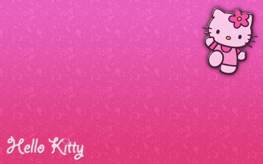 Pink Aesthetic Hello kitty Backgrounds image