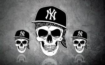 Fun, funny, Hip Hop Skulls Backgrounds
