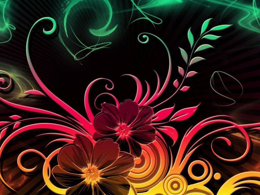 Abstract Hippie Mobile Backgrounds
