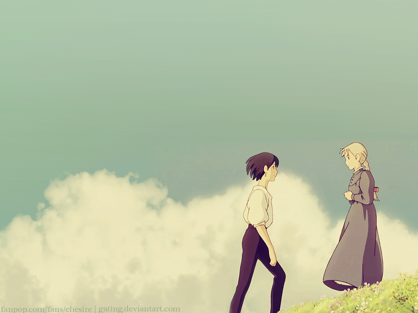 Aesthetic Howls Moving Castle Background free