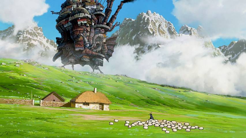 Anime, Nature, Home Howls Moving Castle Wallpaper