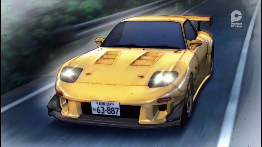 Yellow initial d Backgrounds Picture for Computer