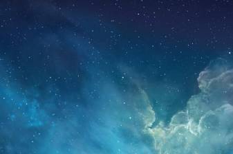 Galaxy Landscape Picture ios 9 Wallpapers