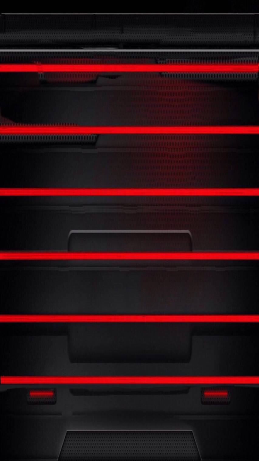 Red Abstract, Official iPhone 7 Plus Backgrounds