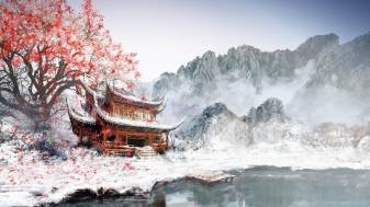 Japan Painting 1080p Background images