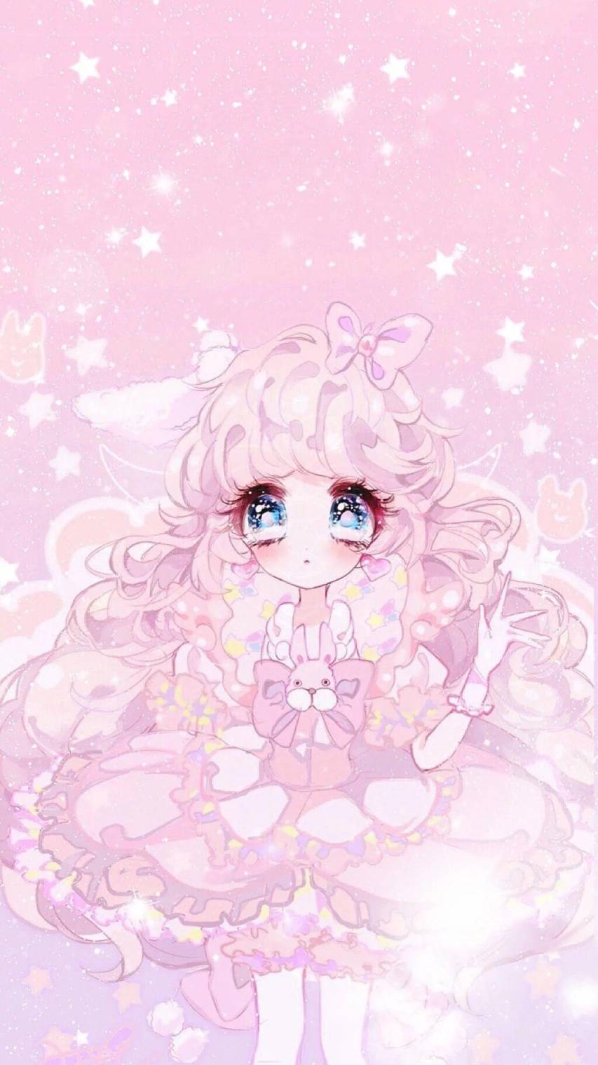 Best Kawaii Girl Background for iPhone