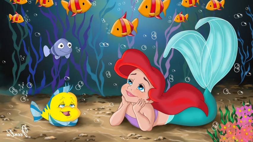 4k hd Little Mermaid Wallpapers and Background free