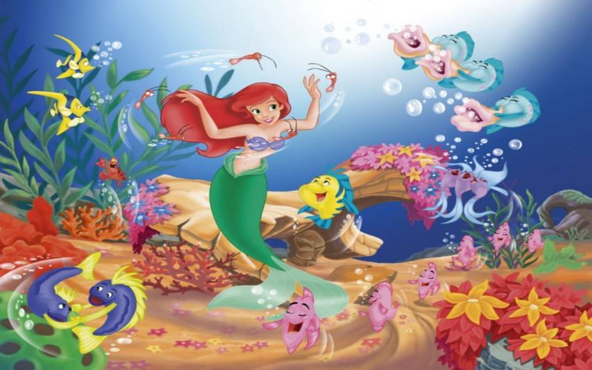 Ariel The Little Mermaid Wallpaper Disney Princess Disney  फट शयर