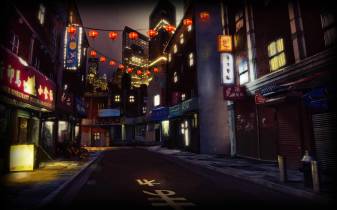 Lofi Nigt Anime City Desktop Wallpapers