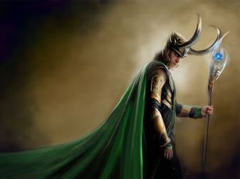 Awesome Helmet Loki Background for Pc