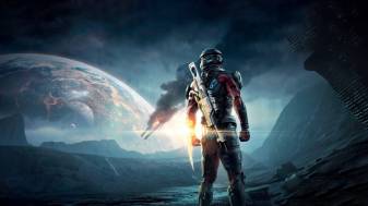 4k Hd Game Wallpaper of a Mass Effect Background