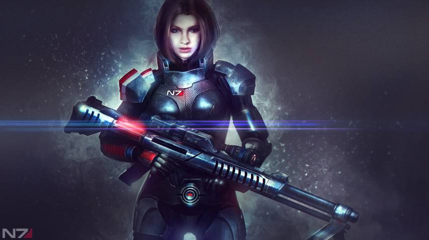 4k Alexandra Shepard Mass Effect Background
