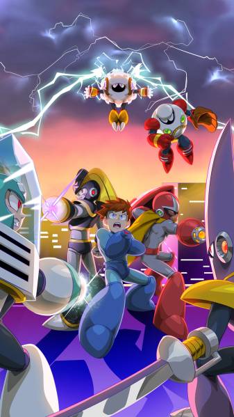 Megaman Battle iPhone free Wallpapers