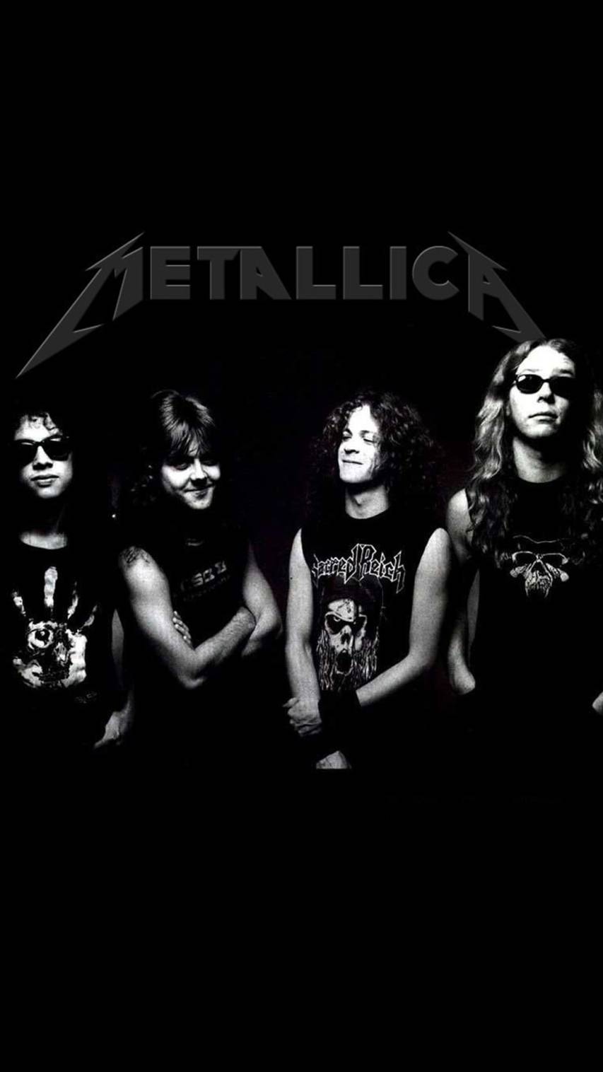 Metallica Wallpaper For Iphone 6  Logos de bandas Arte de metallica  Fotografía de bandas