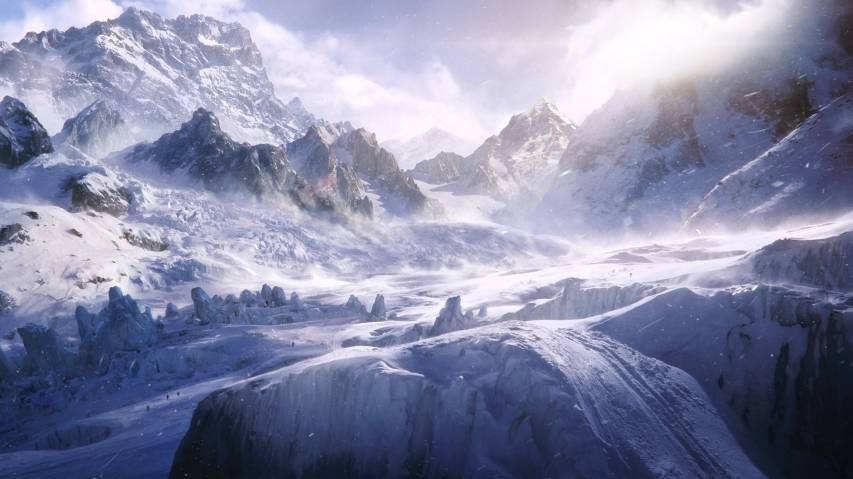 Ice, Winter Mountain free download Wallpapers