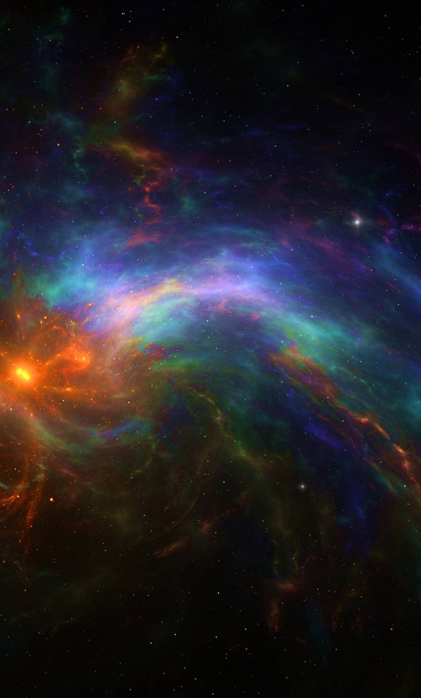 Free Colorful Nebula hd Wallpapers Pic for iPhone