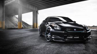 Black Nissan GTR 1080p Backgrounds