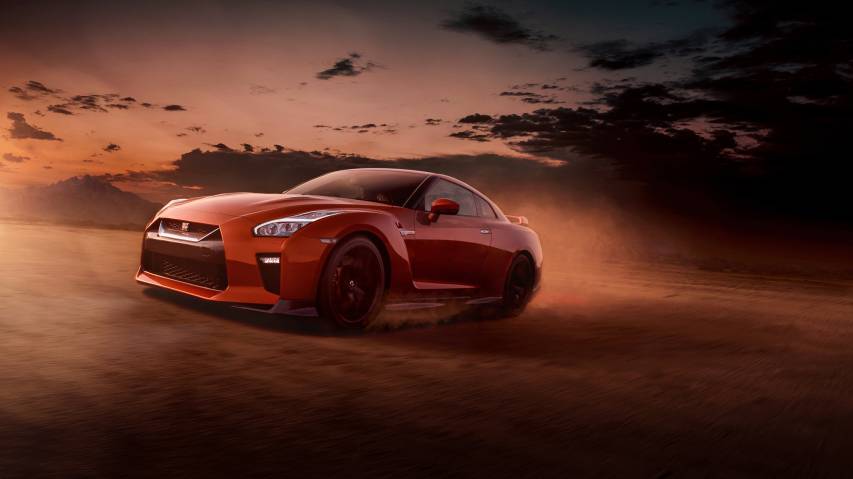 4k hd Orange Nissan GTR Wallpapers and Background images
