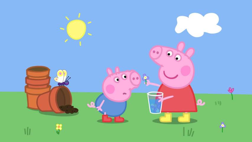 Cute Peppa Pig Cartoon Wallpaper