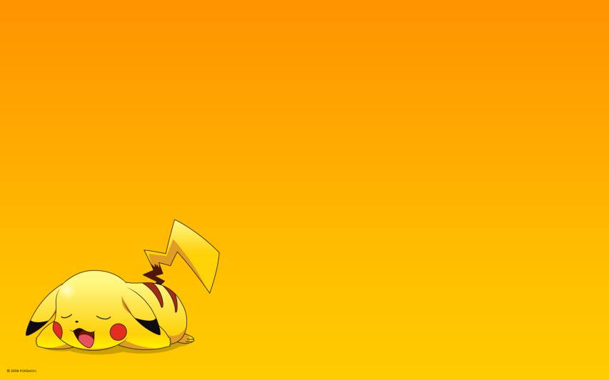 Cartoonwallpaper of Pikachu hd Desktop